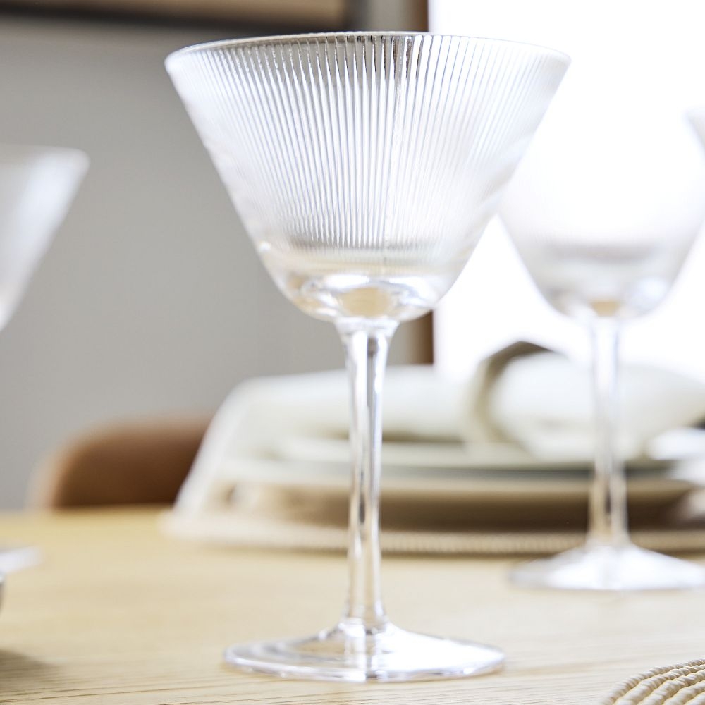 Fluted Martini Glass