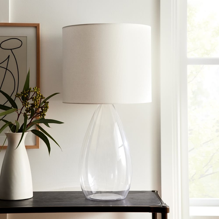 Buy online Foundational Glass Table Lamp now West Elm UAE UAE