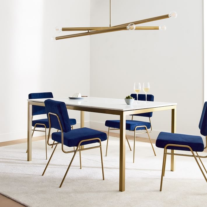Marble topped dining shop tables