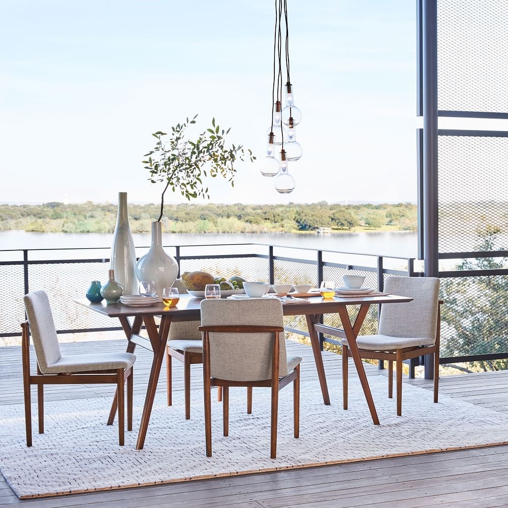 Mid century hotsell outdoor dining chairs
