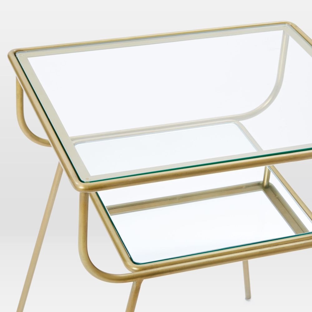 Curved terrace sales bedside table
