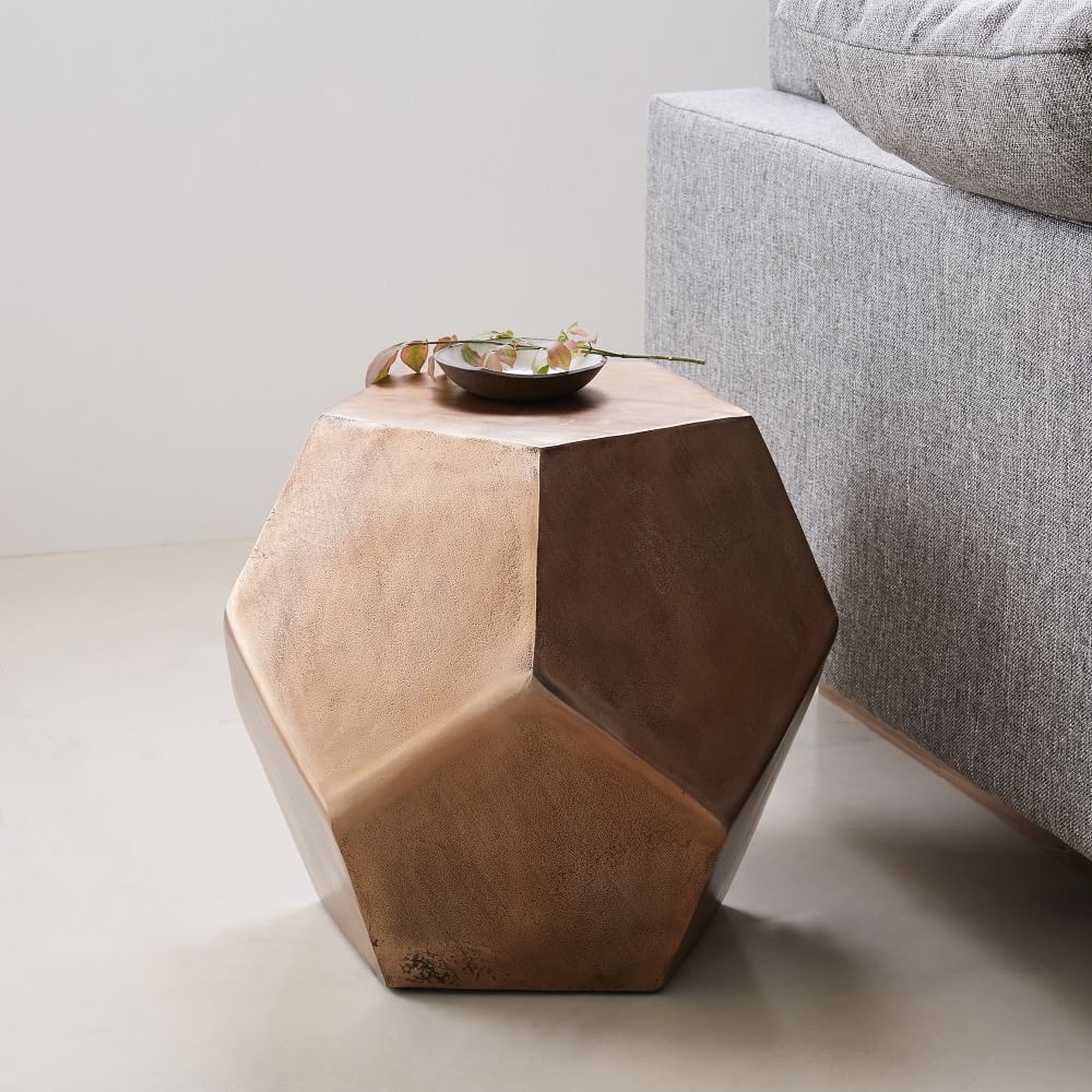 West elm gem cheap cut side table