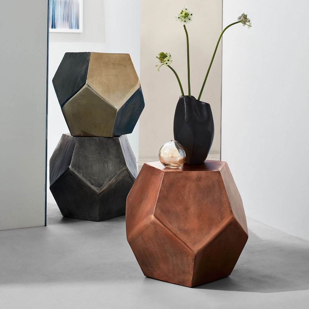West elm gem cheap cut side table