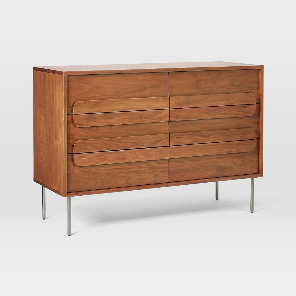 Solid walnut deals dresser