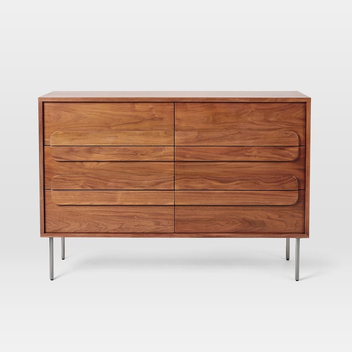 Solid sales walnut dresser