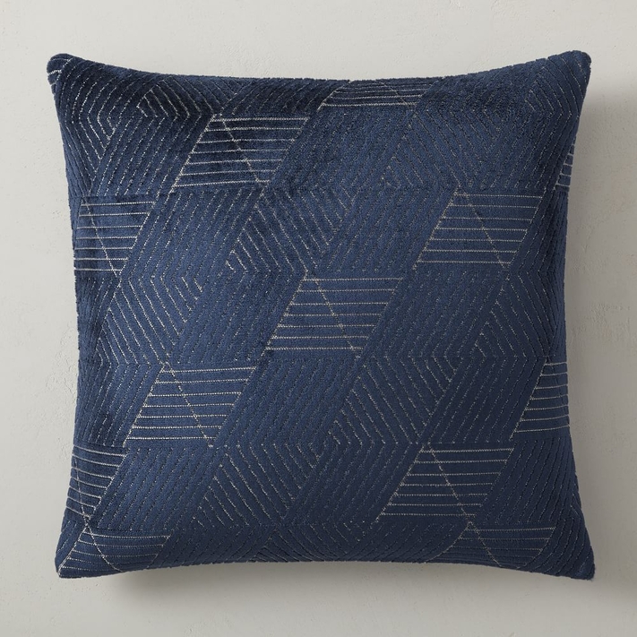 Blue pillow cover clearance