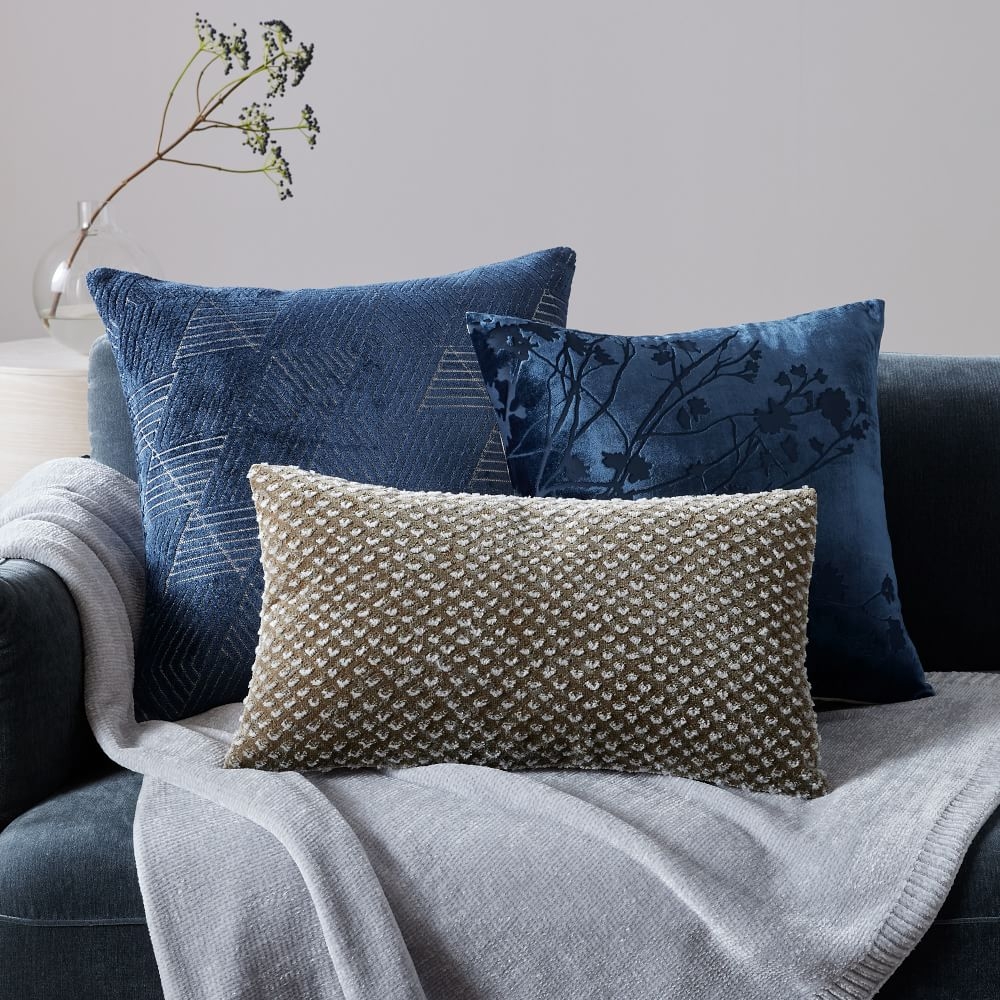 Velvet pillows west elm sales
