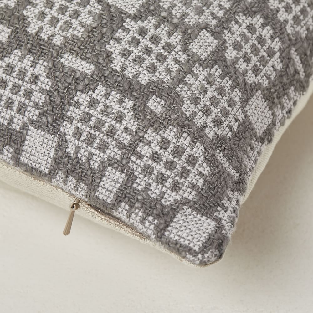 Geo Plaid Pillow Cover