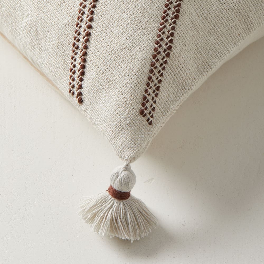 Oversized lumbar outlet pillow cover