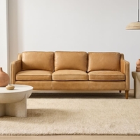 Black leather deals sofas for sale