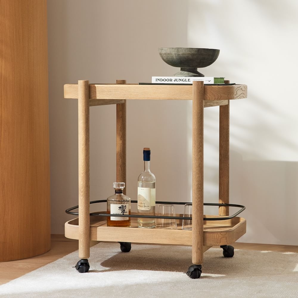 Round bar new arrivals trolley
