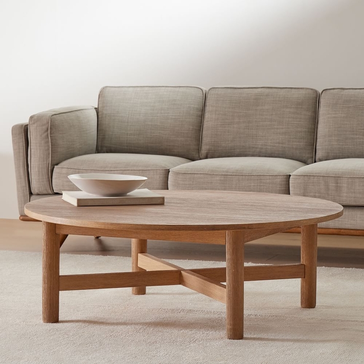 Tree round sales coffee table