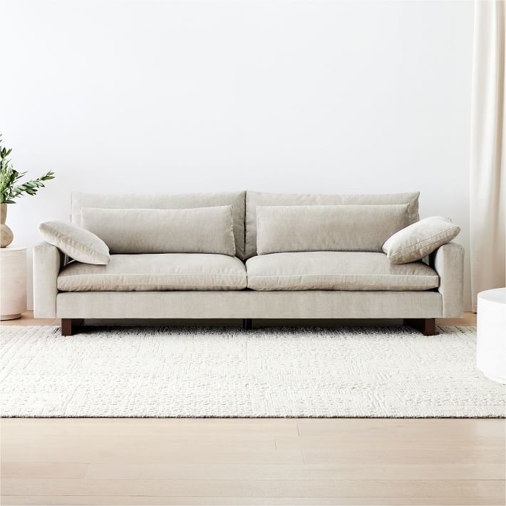 West elm clearance white couch