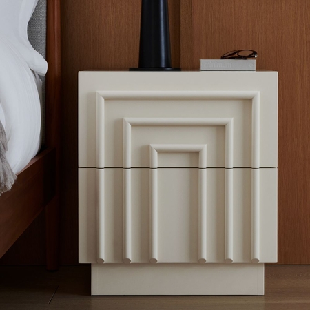 White shop bedside tables