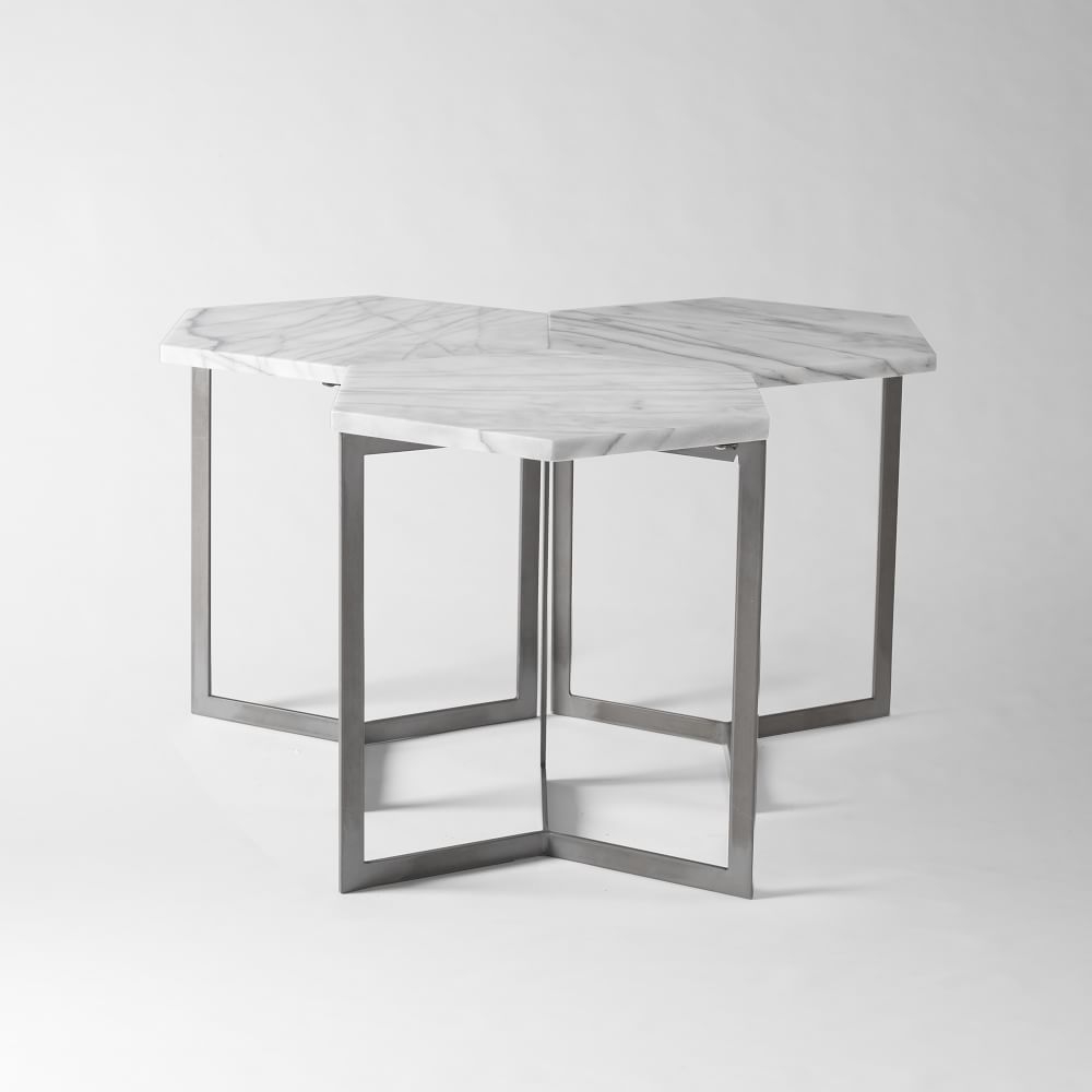 Hexagon side table shop