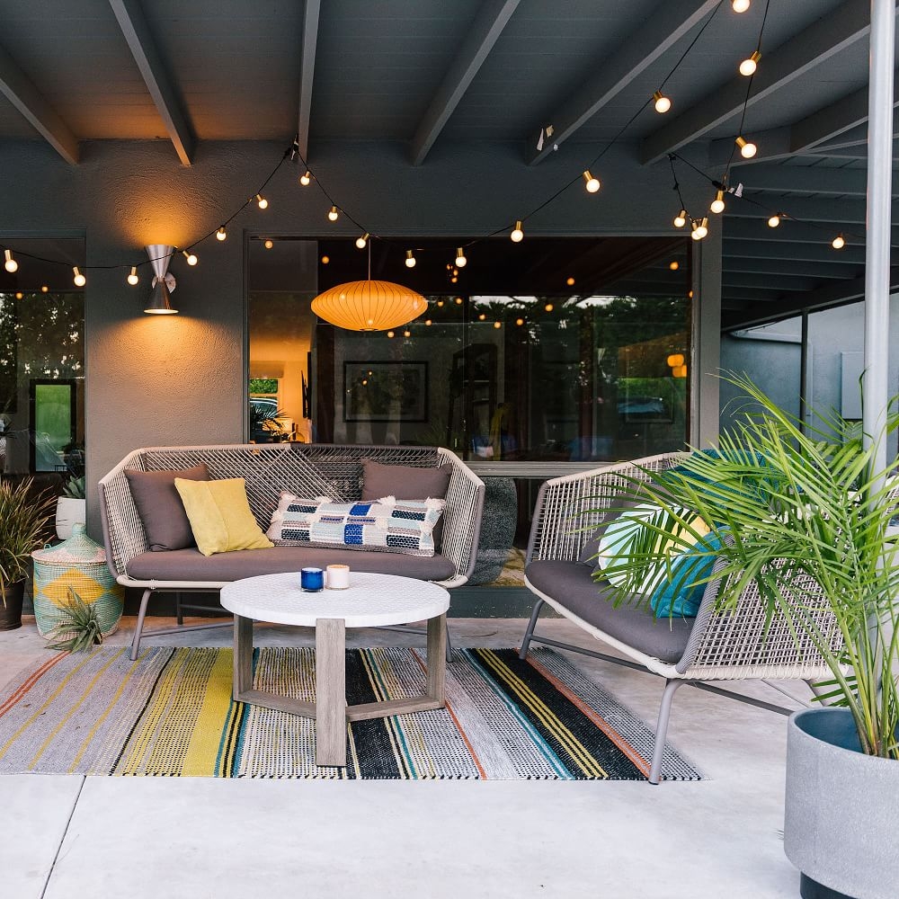 West elm store huron sofa