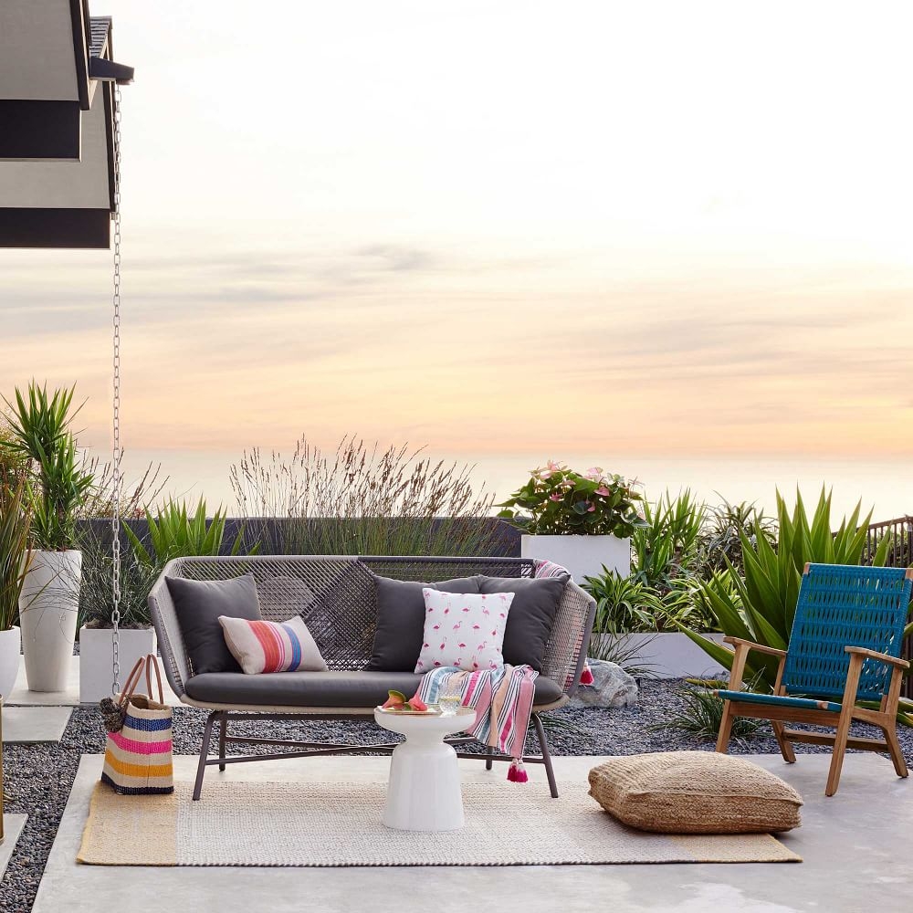 Outdoor on sale floor couch