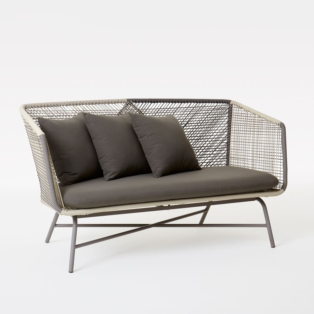 Huron Outdoor Sofa Gray Seal