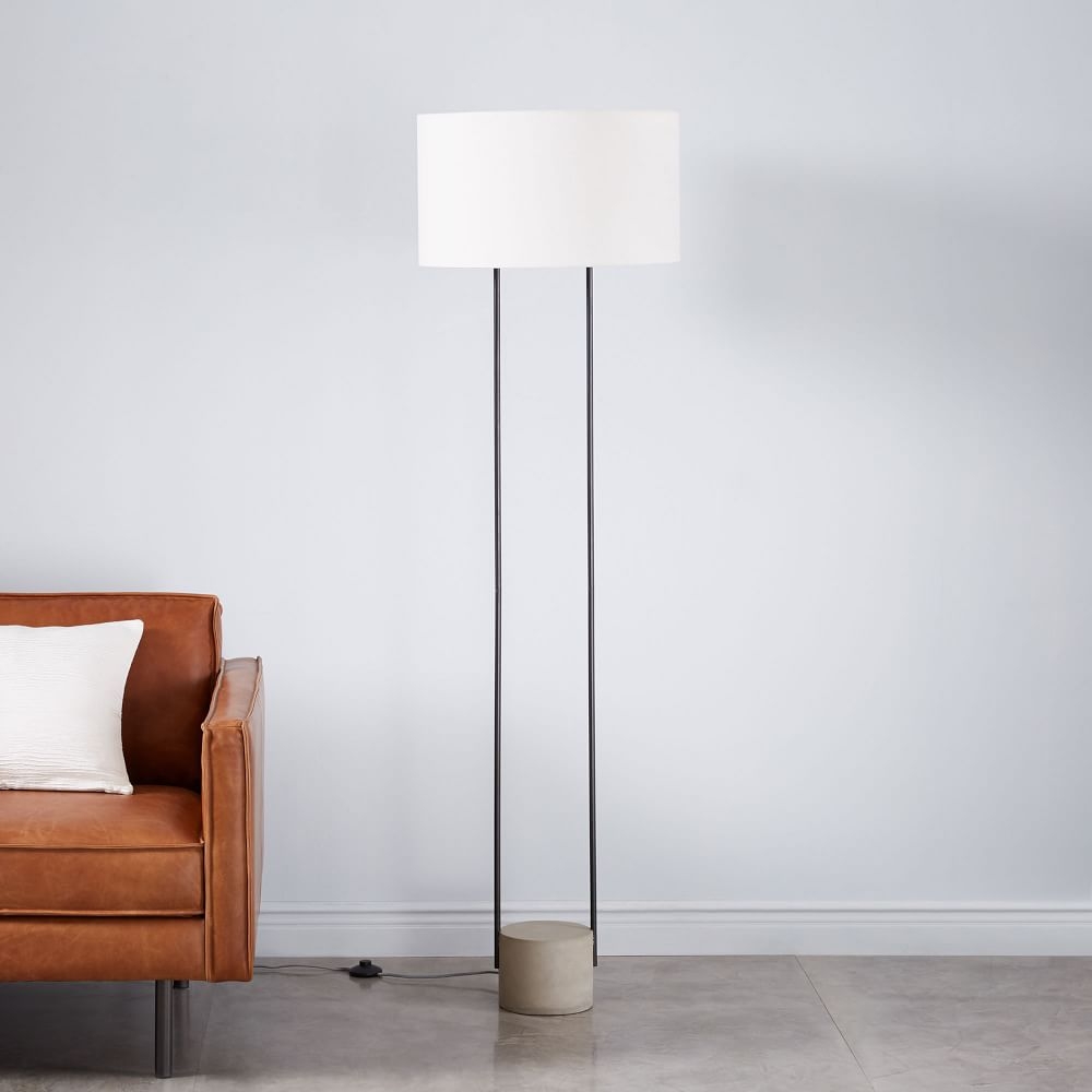 West elm industrial cheap outline floor lamp