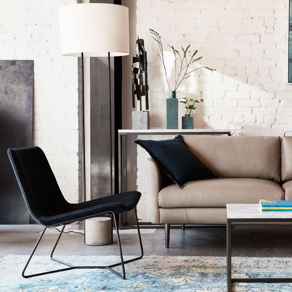 Concrete floor shop lamp