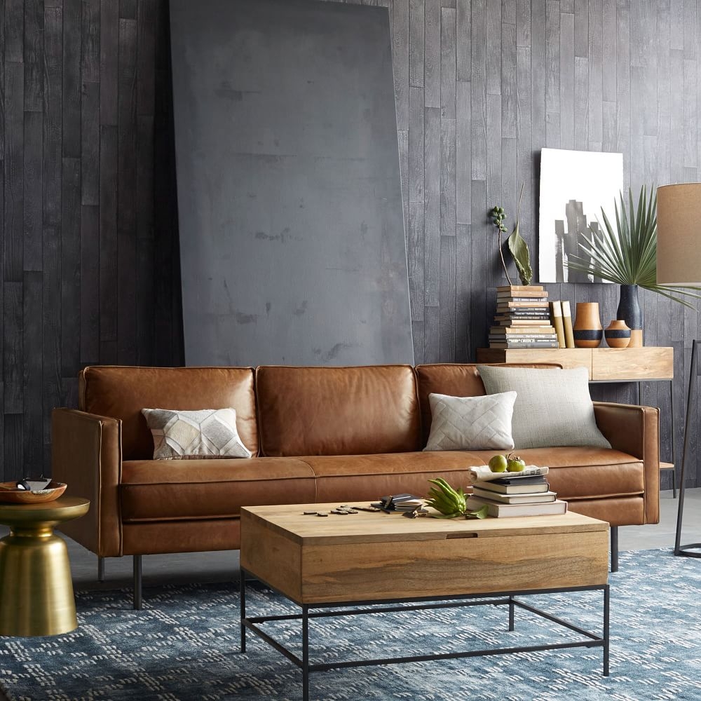 Sofa on sale storage table