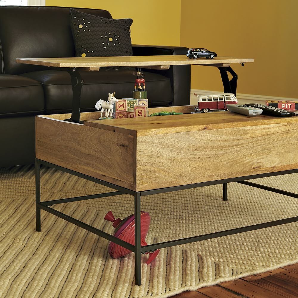 West elm coffee store table pop up