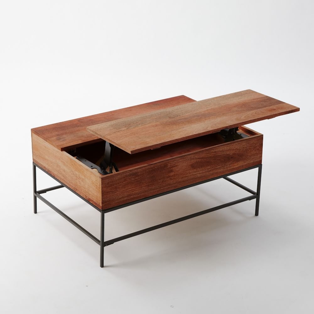 Pop up hot sale storage coffee table