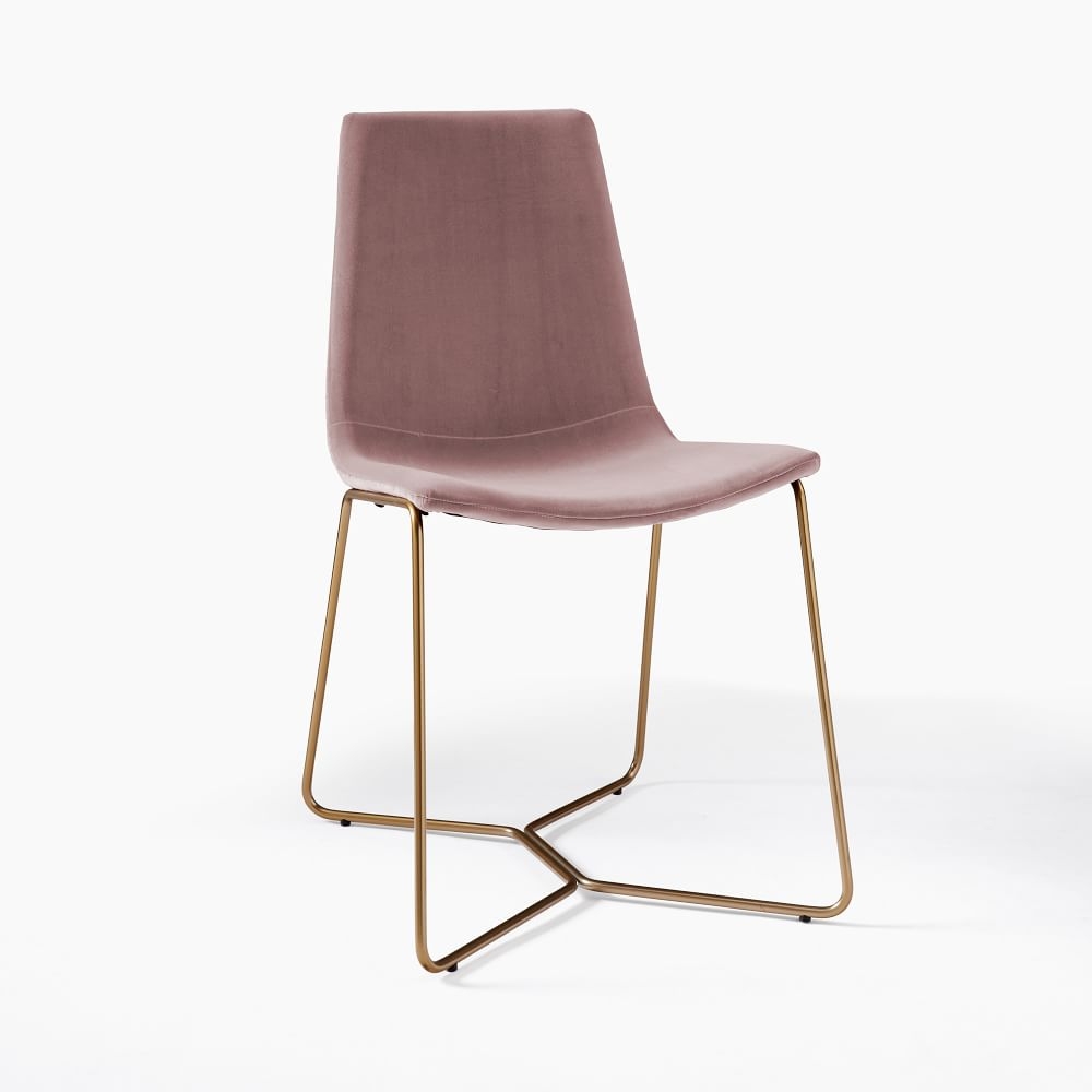 West elm slope upholstered dining chair cheap
