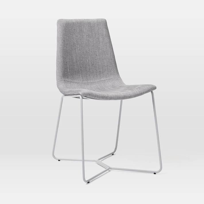 West elm slope on sale upholstered dining chair