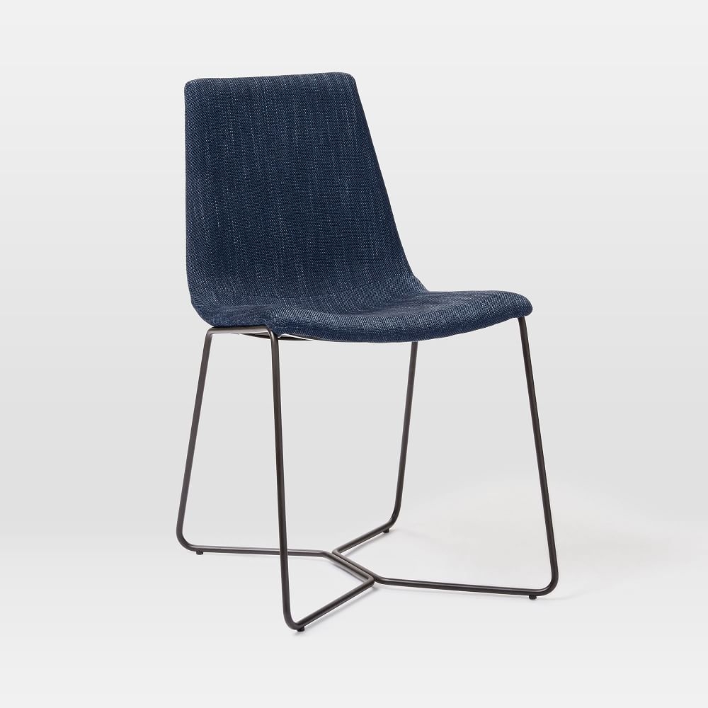 Buy online Slope Upholstered Dining Chair now West Elm UAE UAE