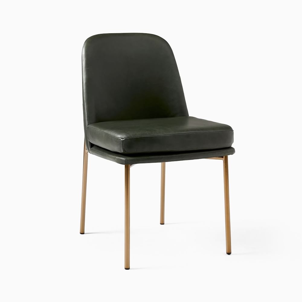 Grey real leather dining chairs deals