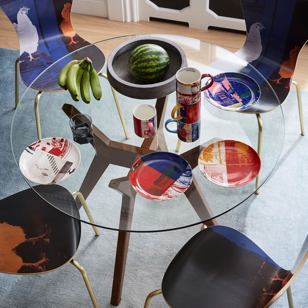 Buy online Jensen Round Dining Table 107cm now West Elm UAE UAE