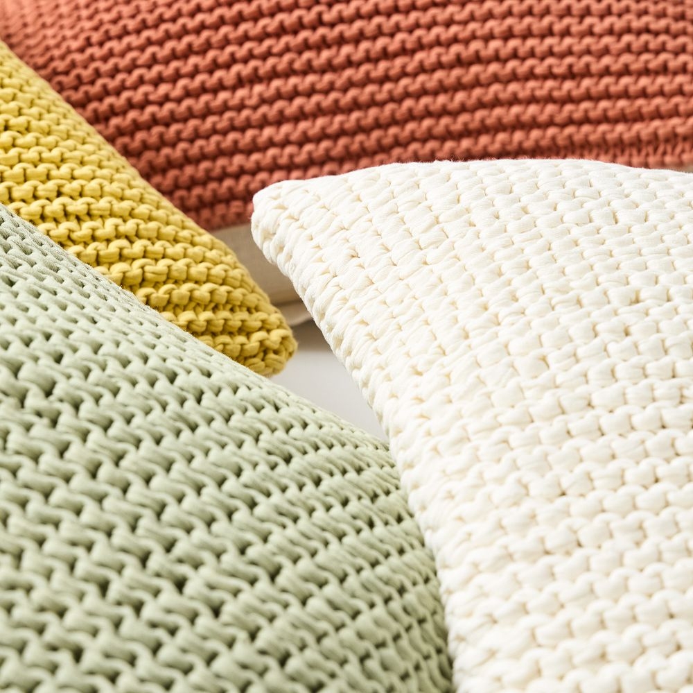 Buy online Jersey Chindi Knit Pillow Cover now West Elm UAE UAE