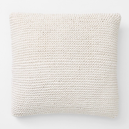 Cream deals knit pillow
