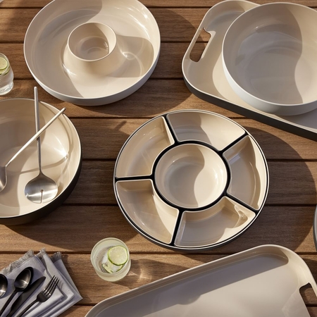 Serving dishes with metal stands hot sale