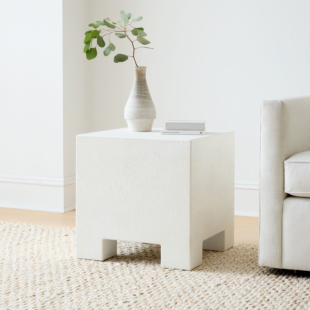 West elm store cube side table