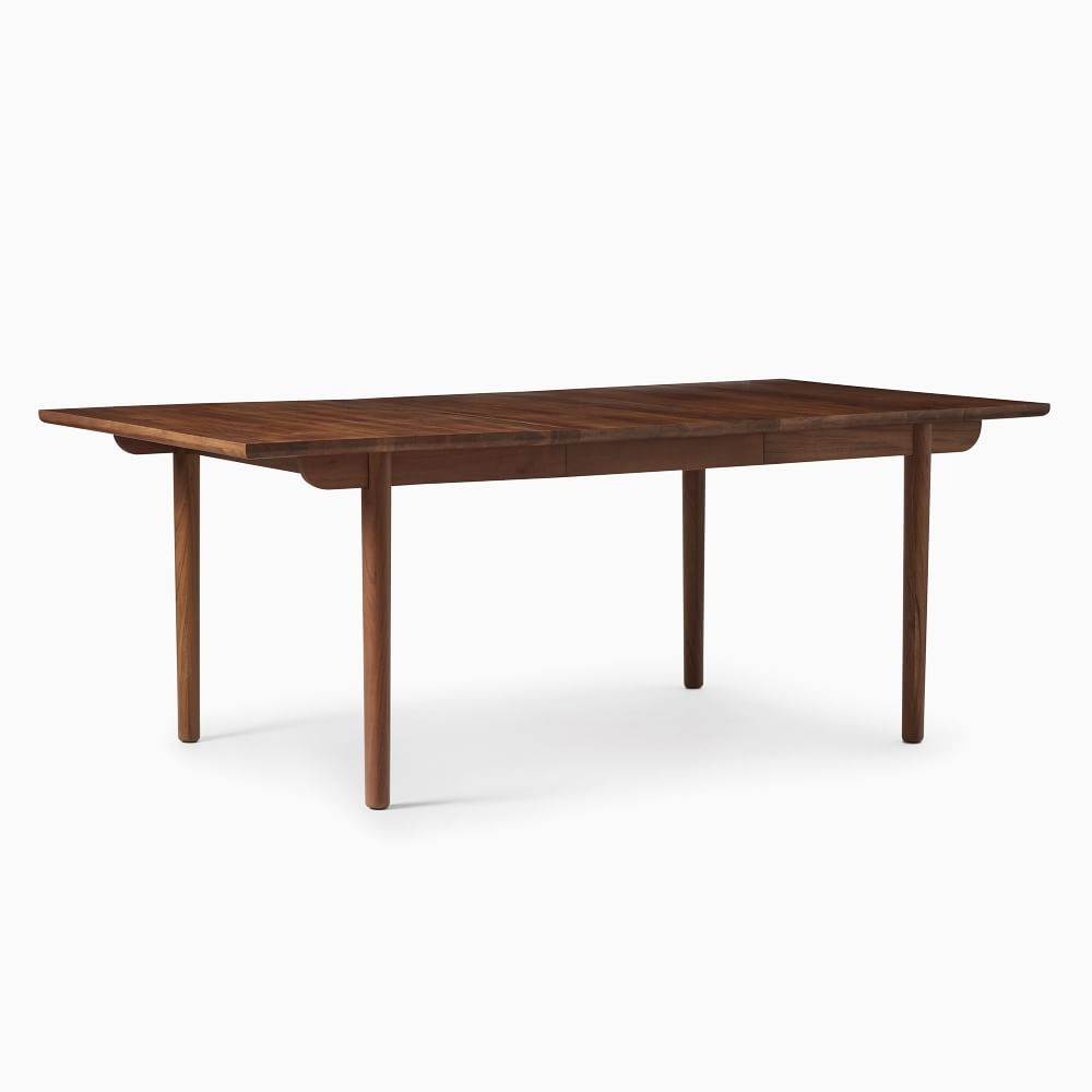 Extending solid wood dining clearance table
