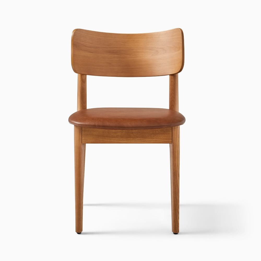Oak and leather dining chairs sale