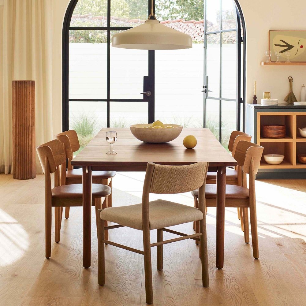 Leather dining outlet chairs for sale