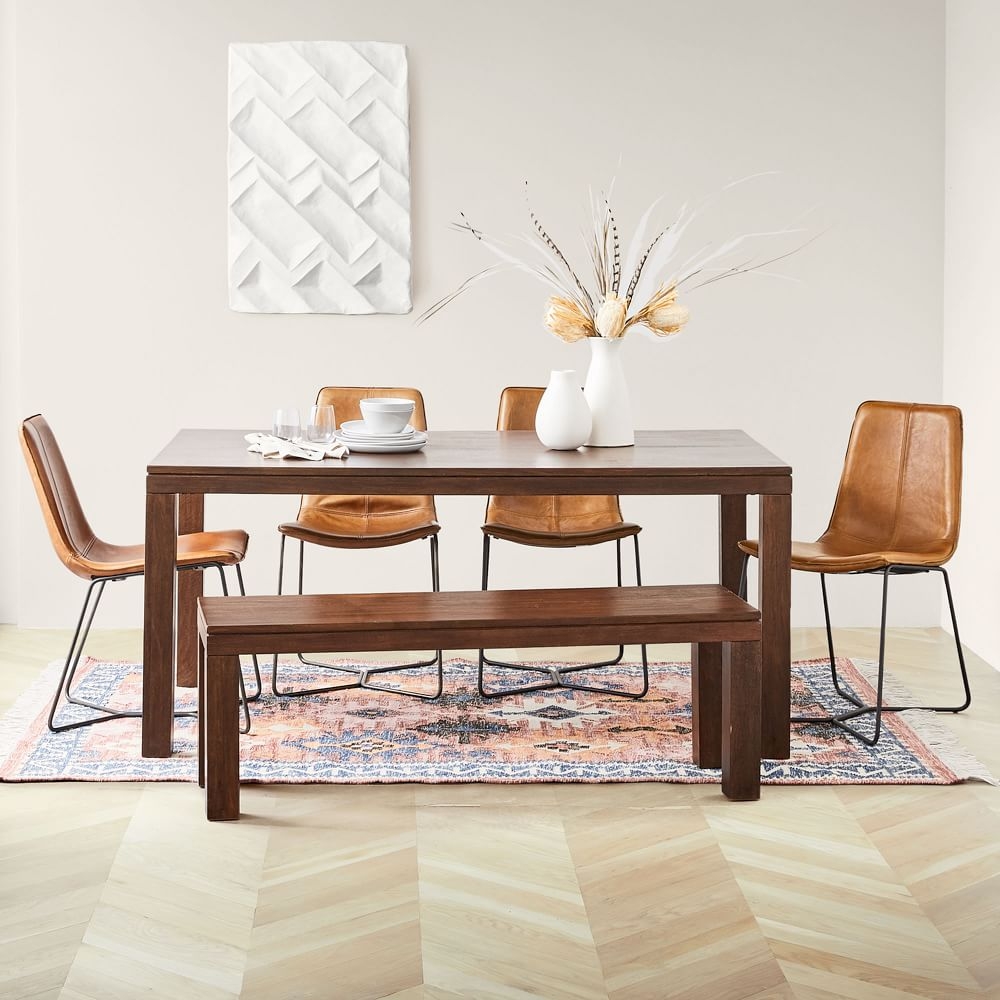 Leather dining shop room chairs