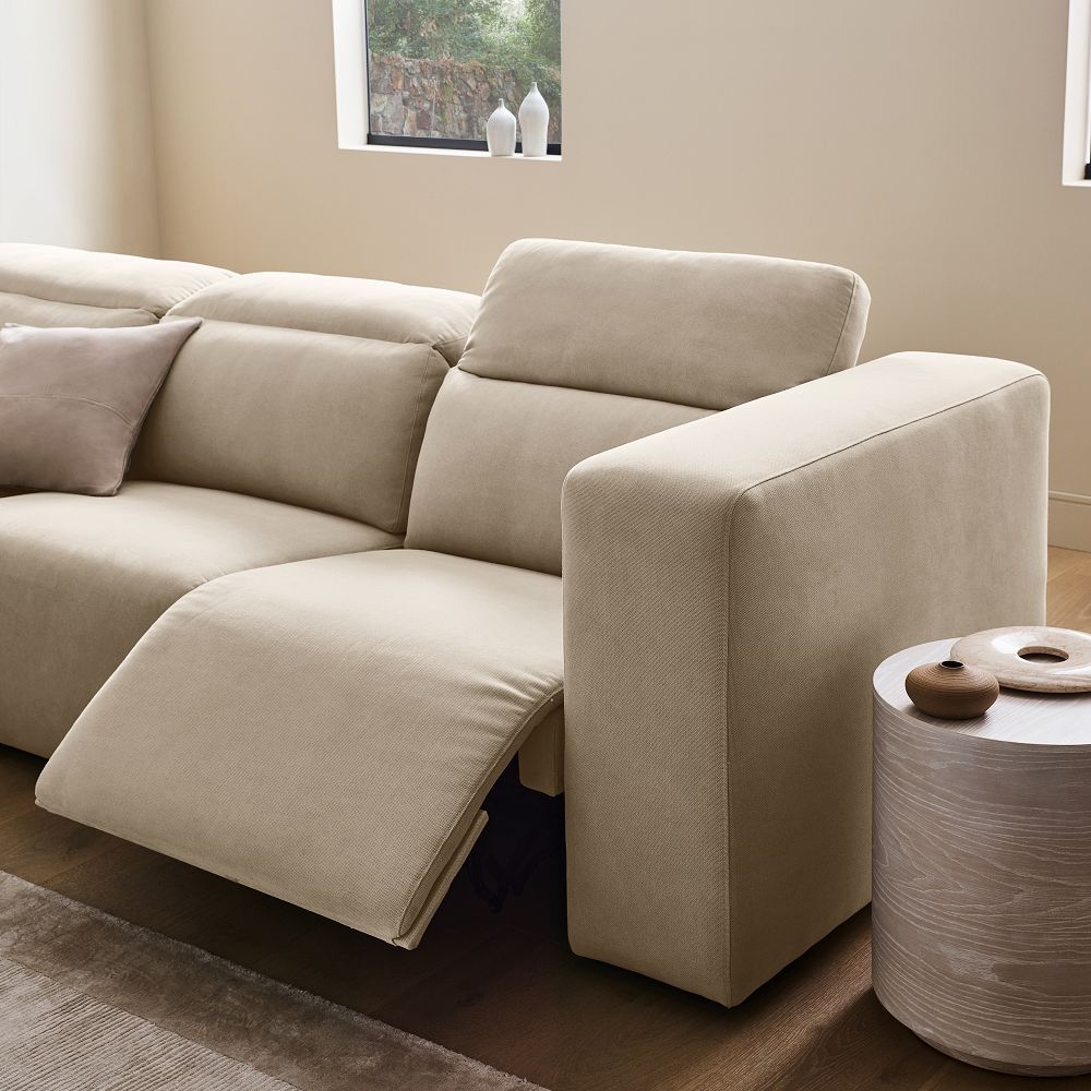 Canvas sectional best sale couch