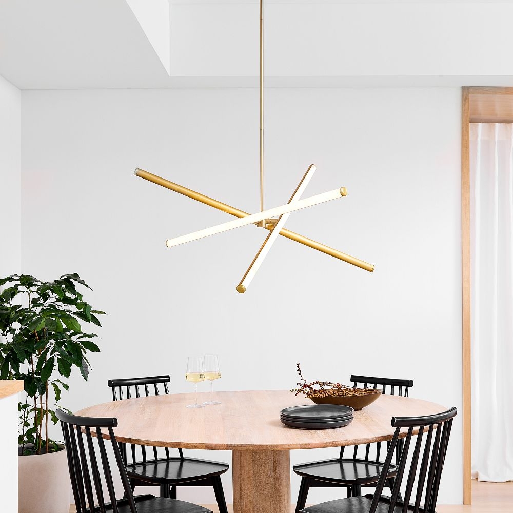 Long dining deals room light