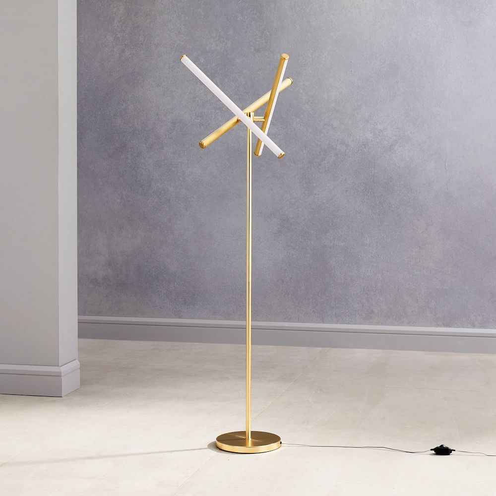 Buy online Light Rods LED Floor Lamp now West Elm UAE UAE