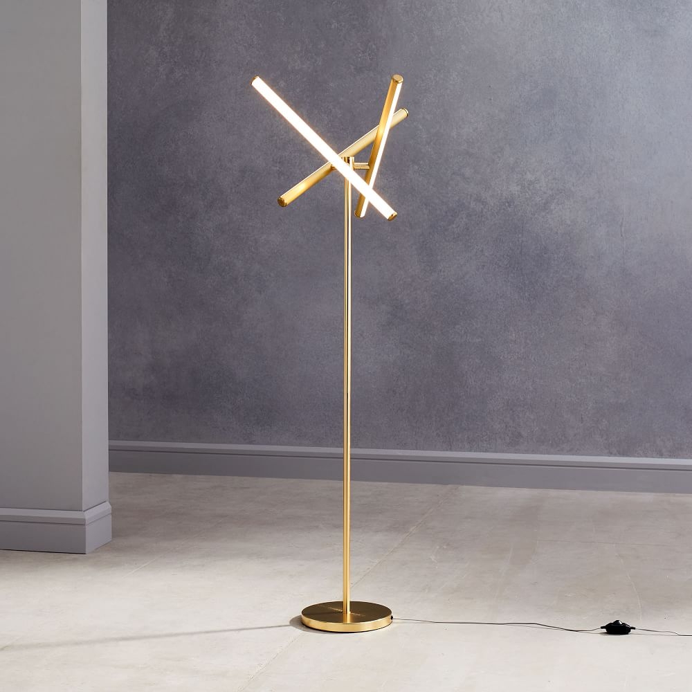 Buy online Light Rods LED Floor Lamp now West Elm UAE UAE