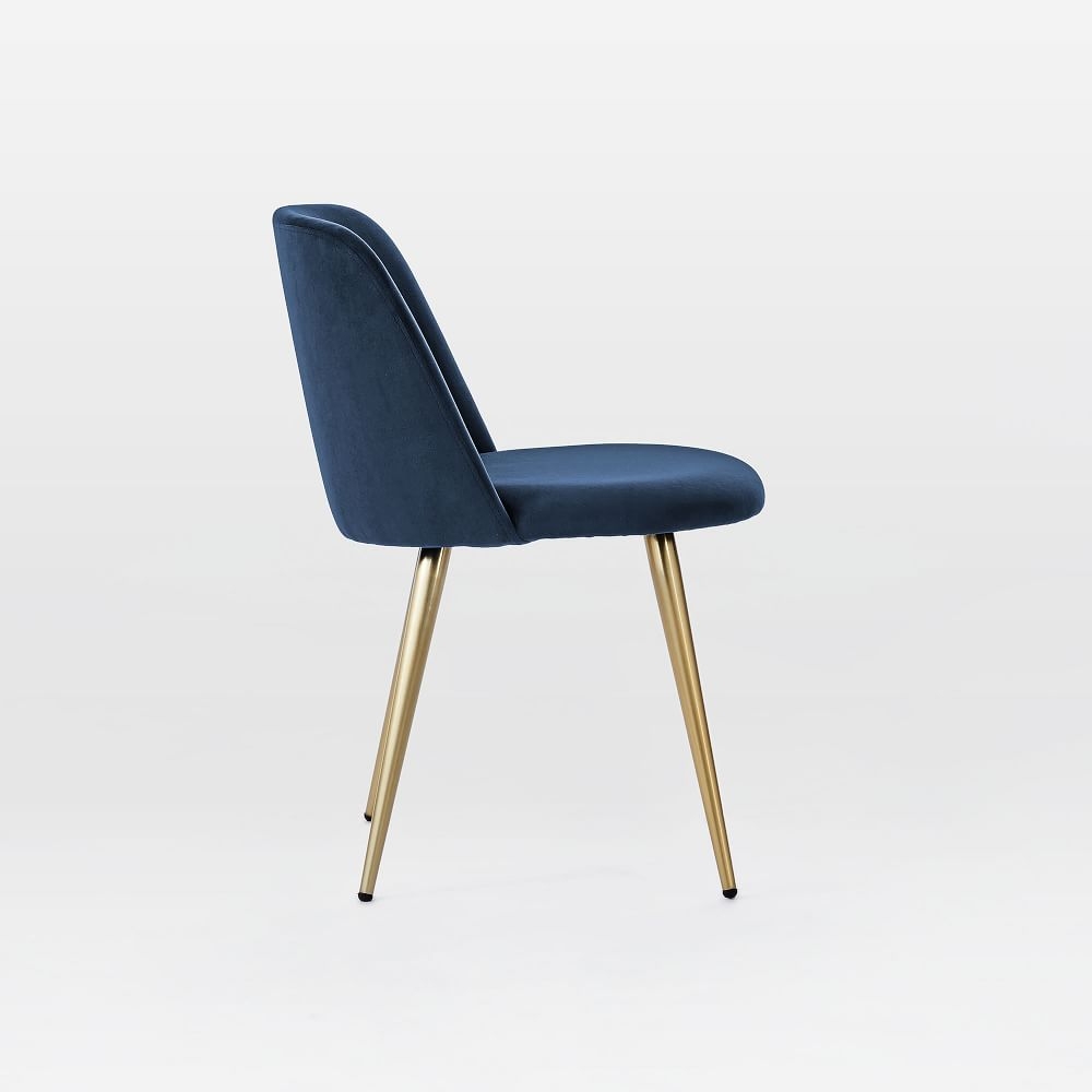 Light blue upholstered dining chairs deals