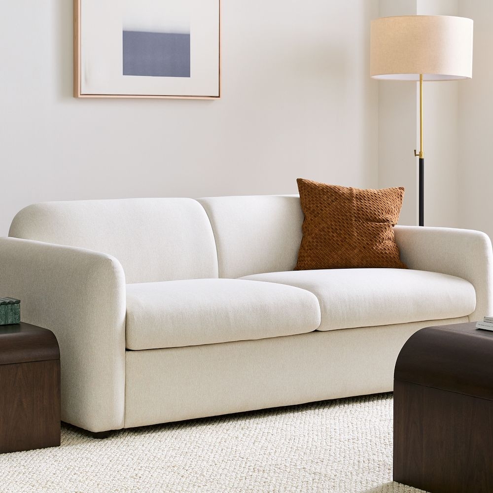 Sofa with clearance storage space
