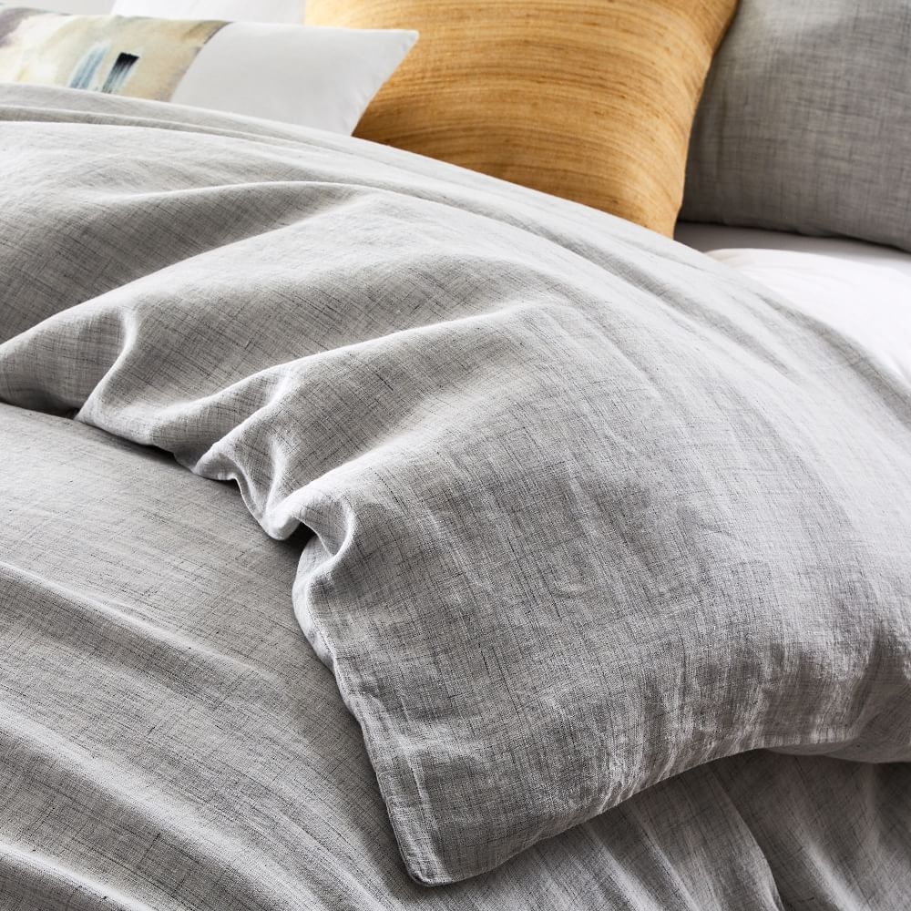 European Flax Linen Duvet Cover Shams