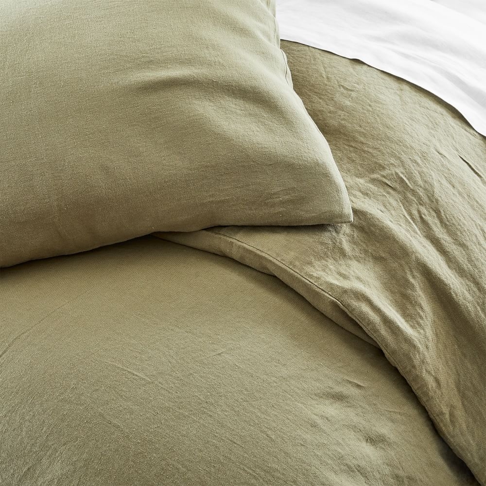 European Flax Linen Duvet Cover Shams