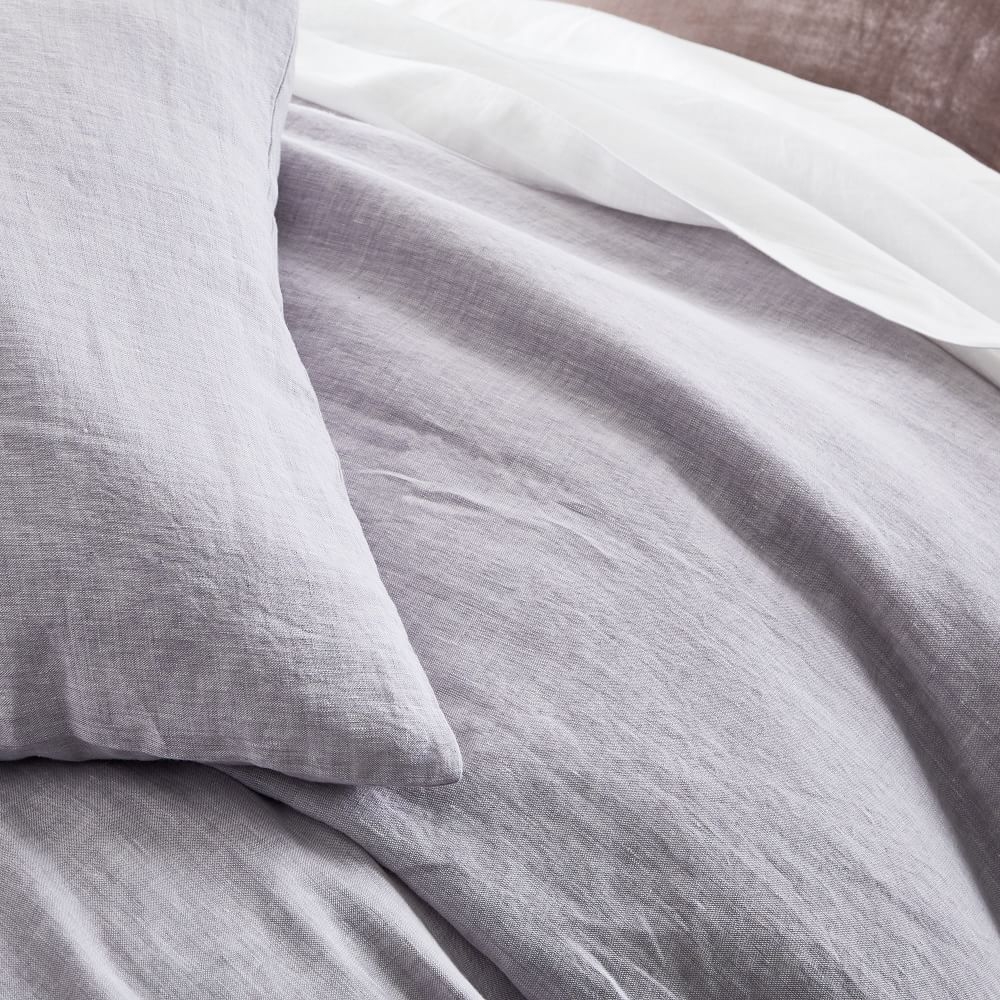 West elm belgian flax linen duvet cover review hot sale