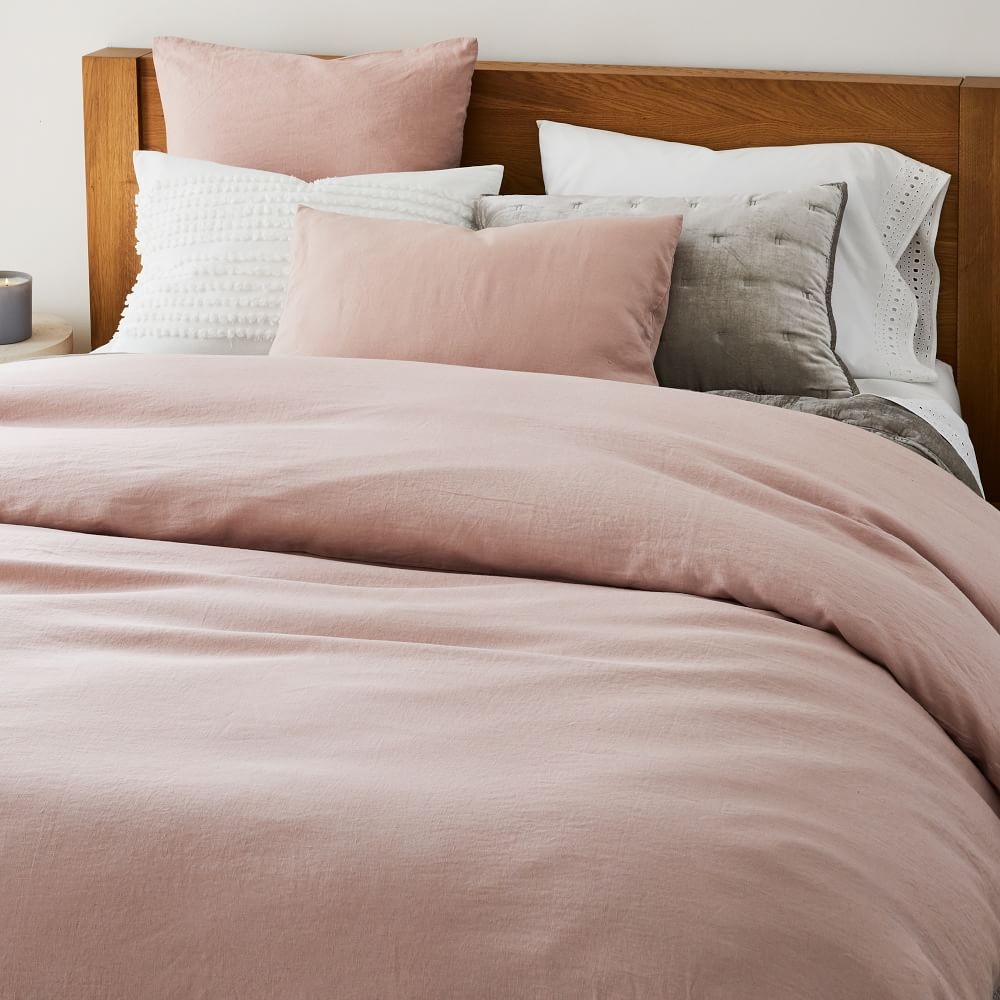 Belgian linen duvet cover west elm sales